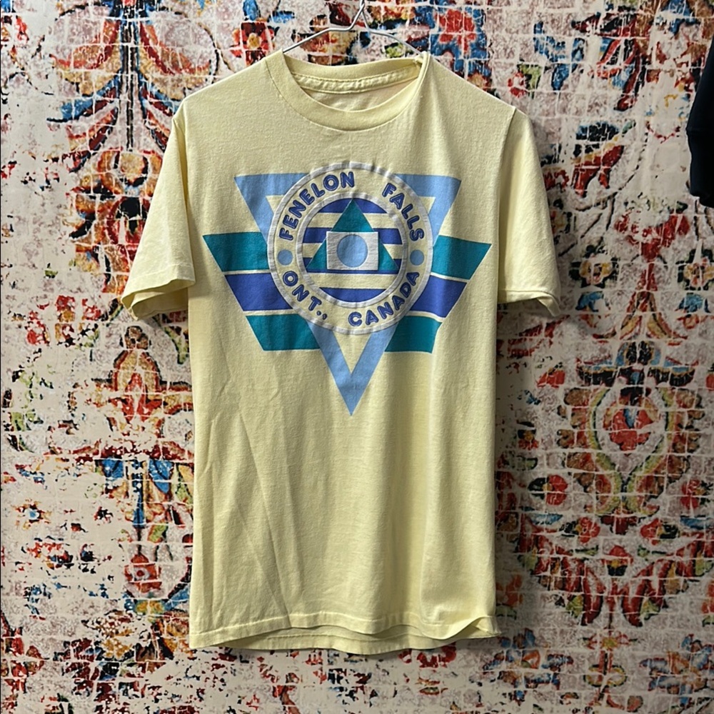 Vintage Graphic Yellow T-Shirt